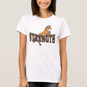 Schattig Westers Cowboy Paardrijden Paard T-shirt