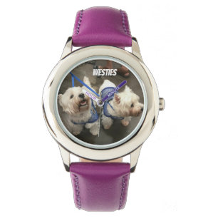 "Schattig Westies" Horloge