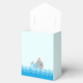 Schattig Whale Boy Baby shower Bedankdoosjes (Geopend)