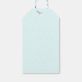 Schattig Whale Boy Baby shower Cadeaulabel (Achterkant)