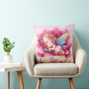 Schattig Whimsical Bloemige Zoete Dromen Slaapfee Kussen