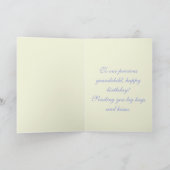 Schattig whimsical Pastel Lam Verjaardagsontwerp Kaart (Binnen)