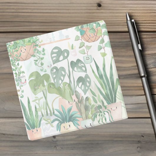 Schattig Whimsical Waterverf Huisplant Post-it® Notes
