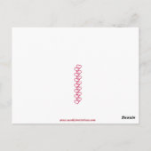 Schattig White Kitten  Valentijn Briefkaart (Achterkant)