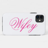 Schattig Wifey iPhone 5 Hoesje (Achterkant (horizontaal))