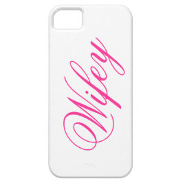 Schattig Wifey iPhone 5 Hoesje