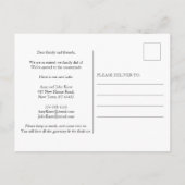 Schattig Wij Zijn Verhuisd | Platteland | Meerhuis Aankondigingskaart (Achterkant)