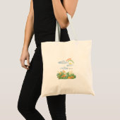 Schattig Wilde Bloem Tote Bag (Voorkant (product))