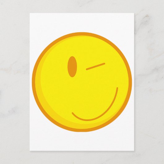 schattig wingezicht briefkaart (Voorkant)