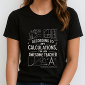 Schattig wiskunde formule tee, grappige leuke lera t-shirt