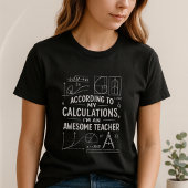 Schattig wiskunde formule tee, grappige leuke lera t-shirt