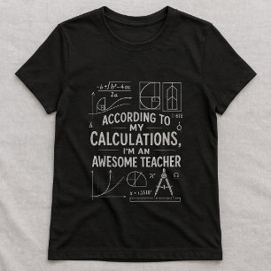 Schattig wiskunde formule tee, grappige leuke lera t-shirt