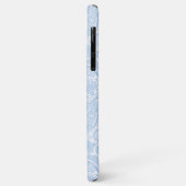 Schattig wit blauw paisley patroon Case-Mate iPhone case (Achterkant/links)