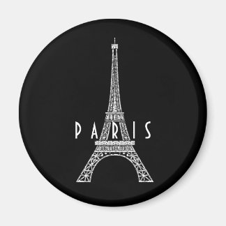 Schattig wit Frankrijk Parijs Eiffeltoren Magneet