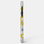 Schattig wit geel bloemig abstract ontwerp Case-Mate iPhone case (Achterkant/links)
