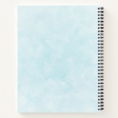 Schattig wit kitten met blauwe ogen notitieboek (Achterkant)