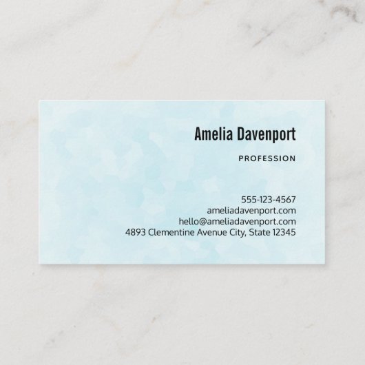 Schattig wit kitten met blauwe ogen visitekaartje (Achterkant)