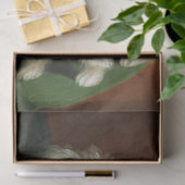 Schattig wit portret Tissuepapier (Geschenk)