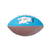 Schattig wit west highland terrier cartoon american football (Gedraaid 90)