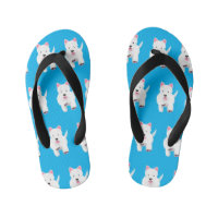 Schattig wit west highland terrier cartoon