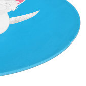 Schattig wit west highland terrier cartoon snijplank (Hoek)