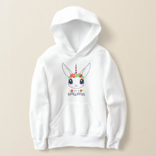 Schattig Witte Konijn Eenhoring 🦄 Adorable Trui