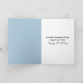 Schattig Witte Konijn Met Winter Sjaal Kaart (Binnen)