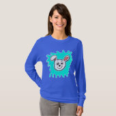 Schattig Witte Konijn T-shirt (Voorkant volledig)