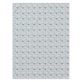 Schattig Woodland Christmas Animal Faces Pattern Tafelkleed (Voorkant)