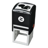 Schattig Woodland Eekhoorn met Nut Zelfinktende Stempel (Product)