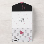 Schattig 'Wool You Be Mine'? Llama Liefde + Valent All In One Uitnodiging (Buitenkant)