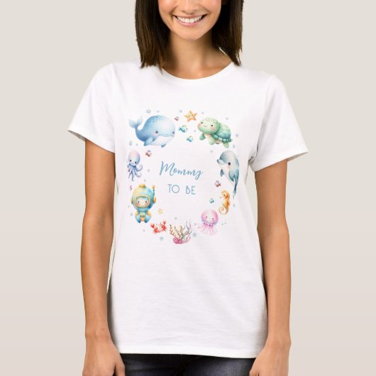 Schattig Wordt Moeder T-shirt (Voorkant)