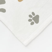 Schattig worst hond Dachshund Fleece Deken (Hoek)