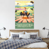 Schattig, WPA Motiverende Spreuk Canvas Afdruk (Insitu (Slaapkamer))