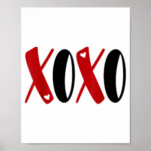 Schattig Xoxo Cadeau T Shirt Valentijn Tee Valenti Poster