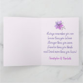 Schattig Yoga Blond Meisje Dit Zal Ook Voorbij Gaa Kaart (Binnen)