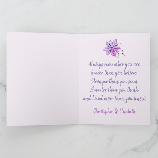 Schattig Yoga Blond Meisje Dit Zal Ook Voorbij Gaa Kaart (Binnen)