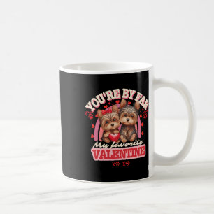 Schattig Yorkshire Koppel Valentijnsdag Retro York Koffiemok
