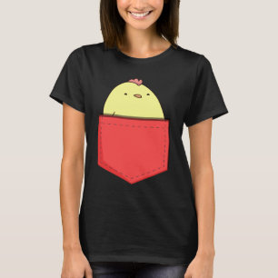 Schattig zakkipje Kuiken in zak voor kinderen T-shirt