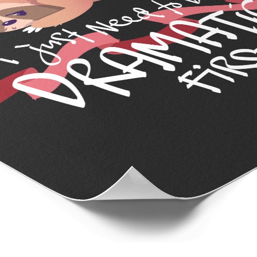 Schattig zal ik over de hand lopen. poster (Hoek)