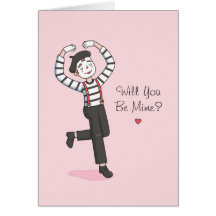 Schattig Zal Je Een Mime Zijn, Grappige Valentijns