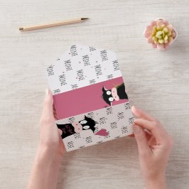 Schattig Zal Mooo Van Mij Zijn? Koeienliefde + Val All In One Uitnodiging