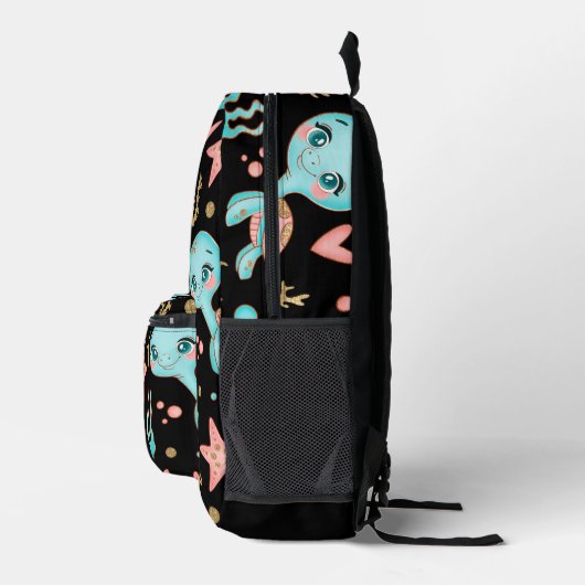 schattig zee bedrukte rugzak (Rechts)