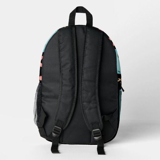 schattig zee bedrukte rugzak (Achterkant)