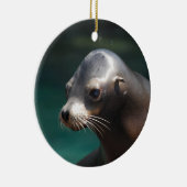 Schattig Zee Keramisch Ornament (Rechts)