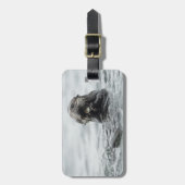 Schattig Zee Otter Bagagelabel (Voorkant verticaal)