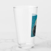 Schattig Zee Otter Cute Blue Water Glas (Rechts)