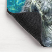 Schattig Zee Otter Cute Blue Water Muismat (Hoek)