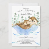 Schattig Zee Otter Neutraal Baby shower Kaart (Voorkant)