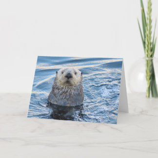 Schattig Zee Otter Peeks Kaart